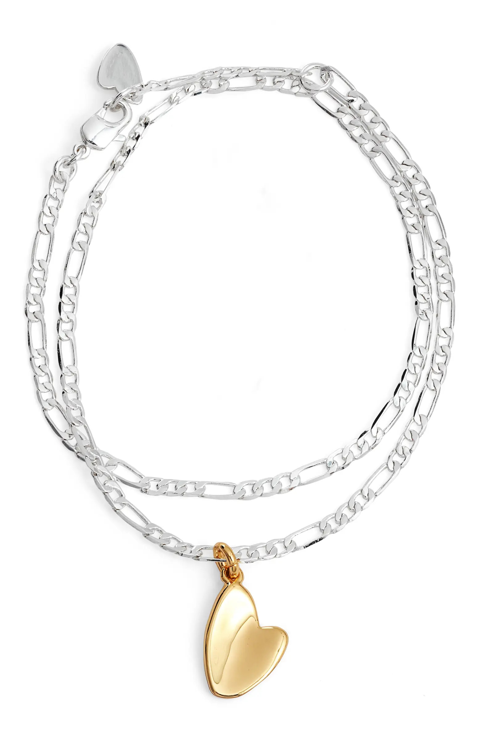 Jenny Bird Layla Heart Pendant Wrap Bracelet | Nordstrom | Nordstrom