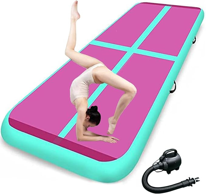 FBSPORT 13ft/16ft/20ft/23ft/26ft Inflatable Air Gymnastics Mat Training Mats 4/8 inches Thickness... | Amazon (US)