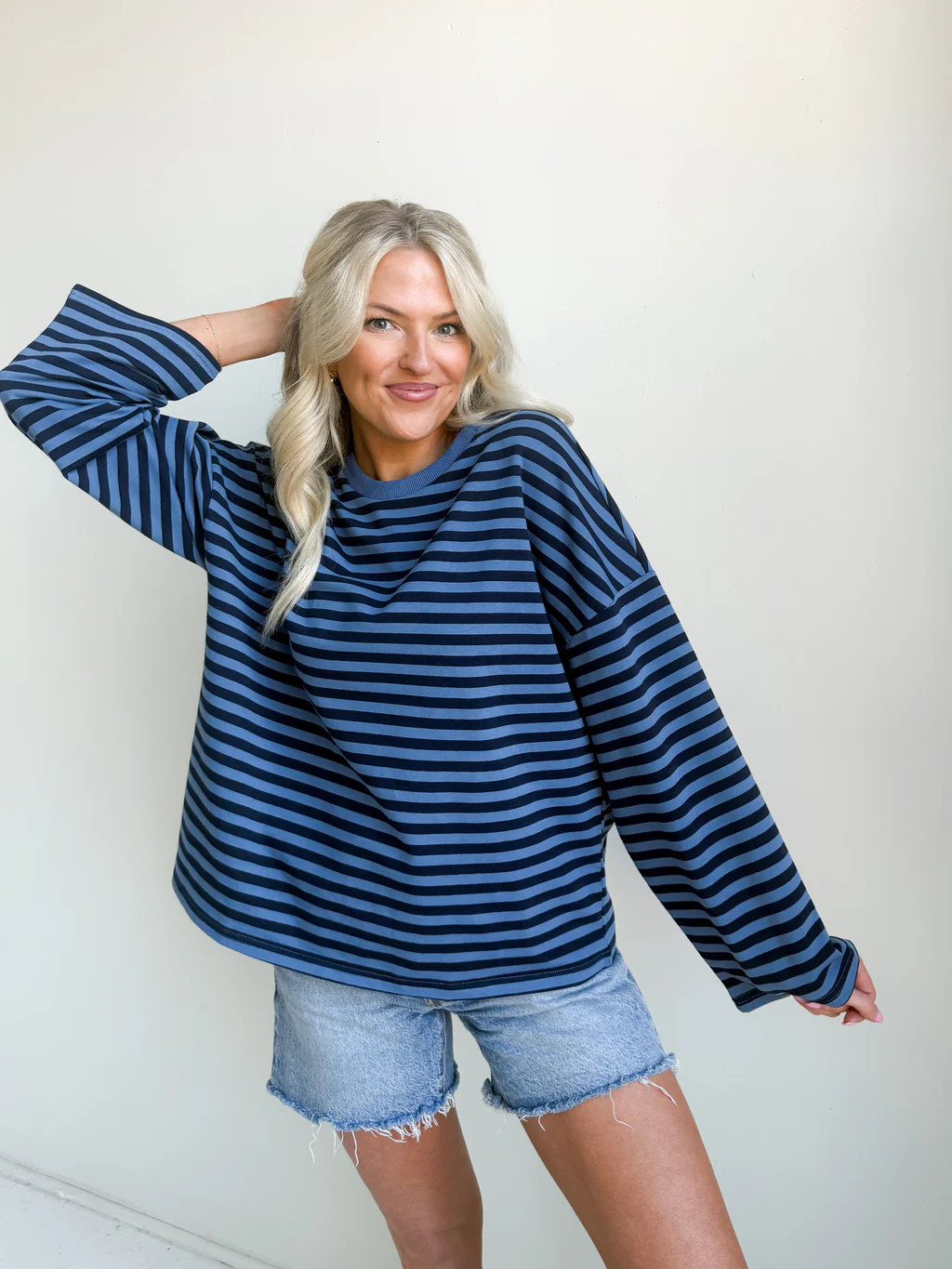 The Ellis Stripe Long Sleeve Tee | Ardire Collection