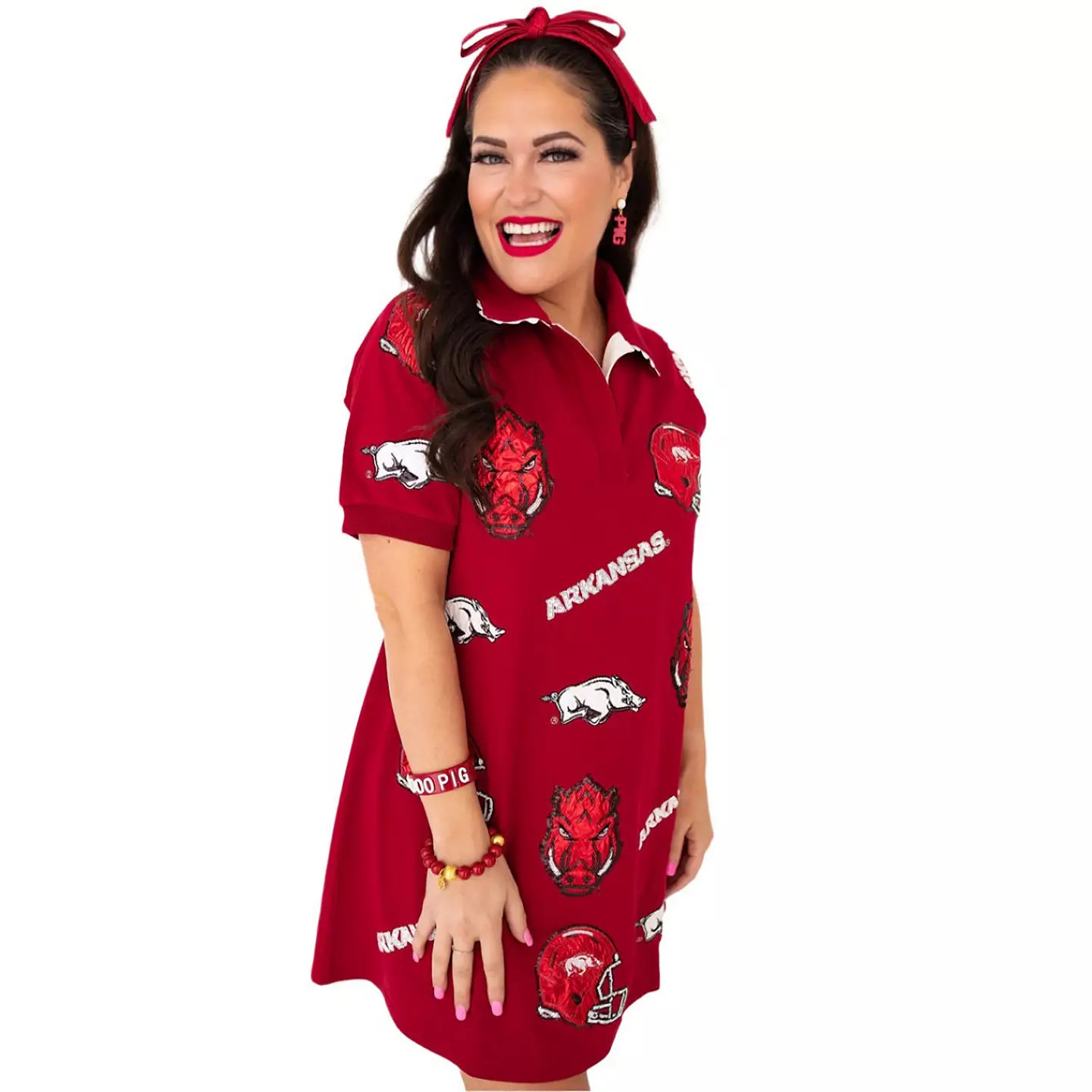 Brianna Cannon Women's Arkansas Logo Patch Dress | DICK'S Sporting Goods
