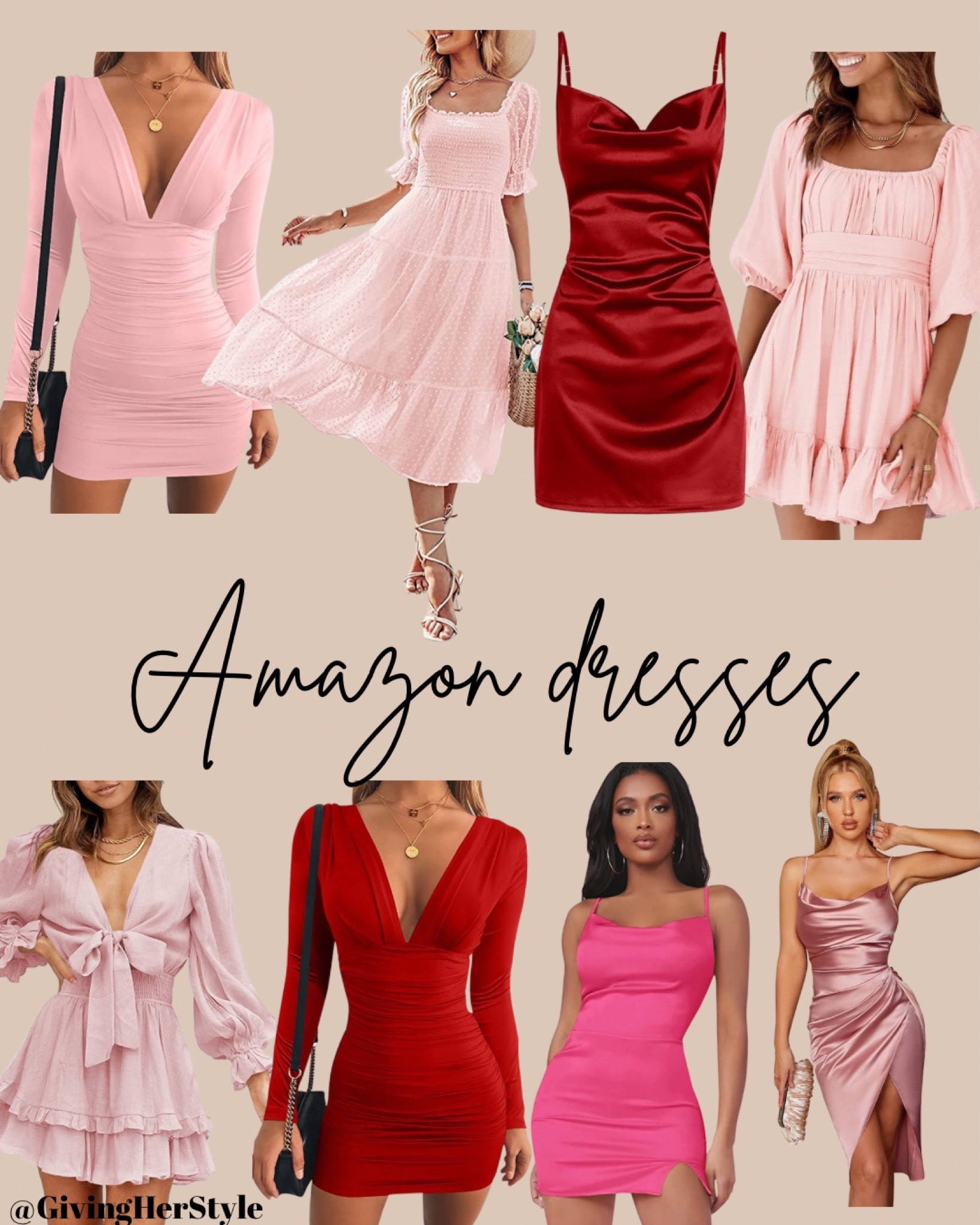 Dresses from Amazon
Valentine’s Day. Valentines dresses. Valentines outfit. Outfit ideas. Dresses. Dress. Amazon dress. Amazon outfit. Formal dress. Cocktail dress. Red dresses. Red dress, pink dress, pink dresses. Wedding guest. Formal dress. Baby shower dress. Bridal shower dress. 

#LTKunder50 #LTKSeasonal #LTKwedding