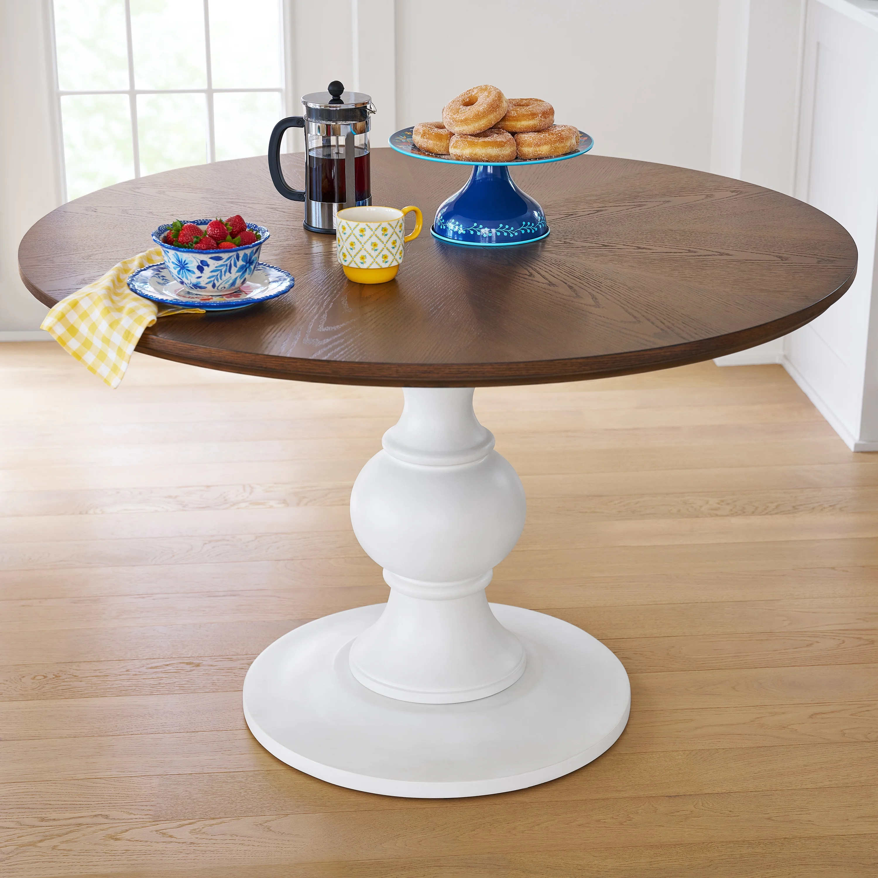 Pioneer Woman Callie Round Dining Table, White Finish | Walmart (US)
