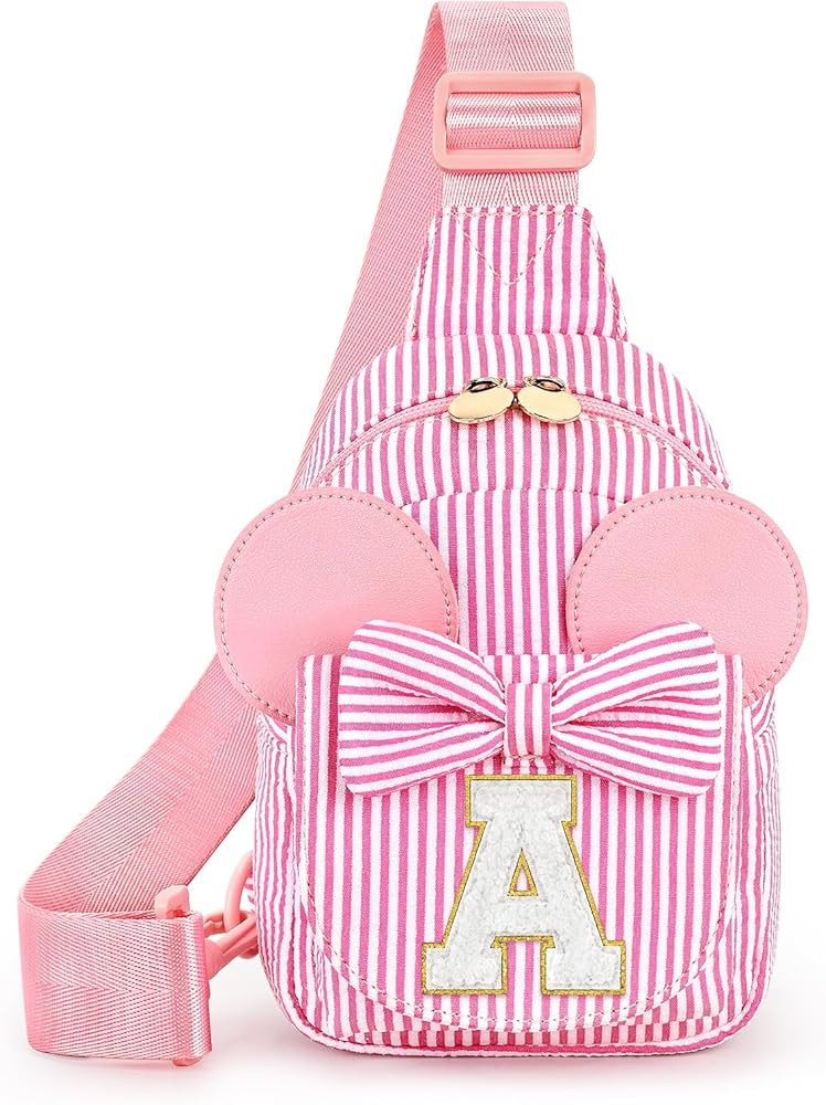 mibasies Easter Basket Stuffers for Toddler Girl Gifts, Initial Sling Bag, 4 Year Old Girl Birthd... | Amazon (US)