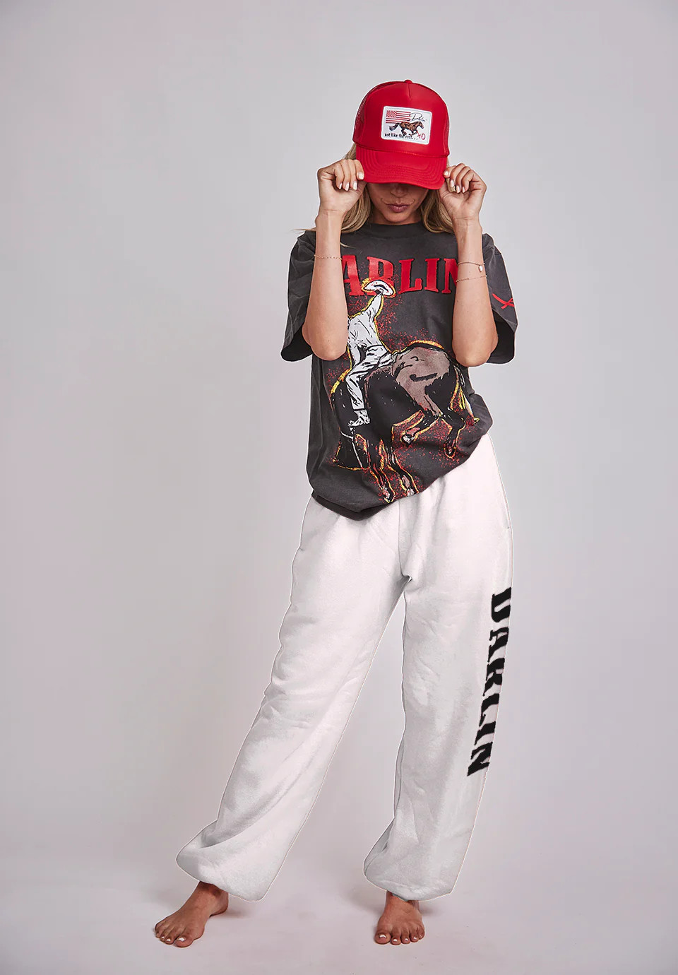 Sweatpants Plush - White | Darlin'