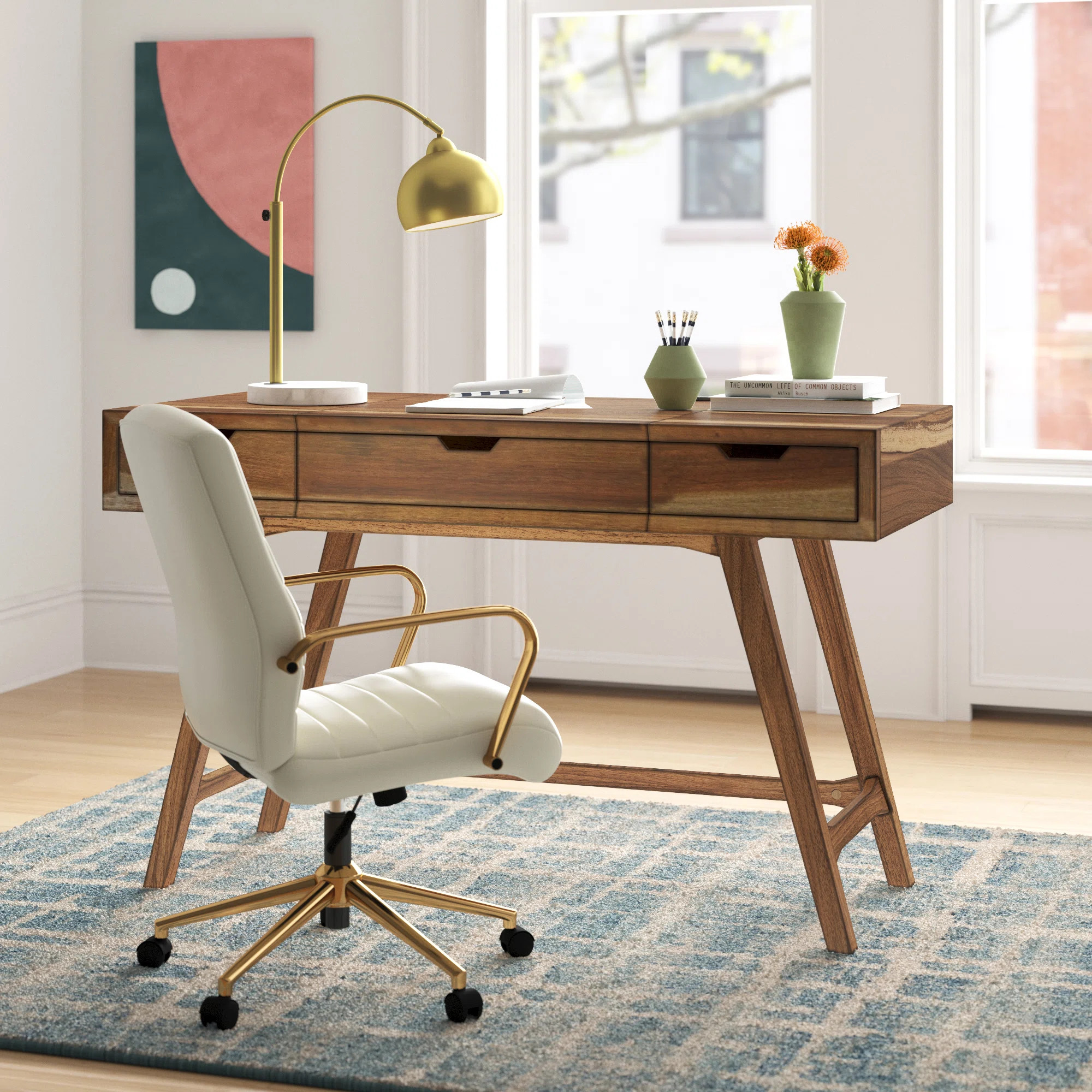 George Oliver Equan Desk & Reviews | Wayfair | Wayfair North America