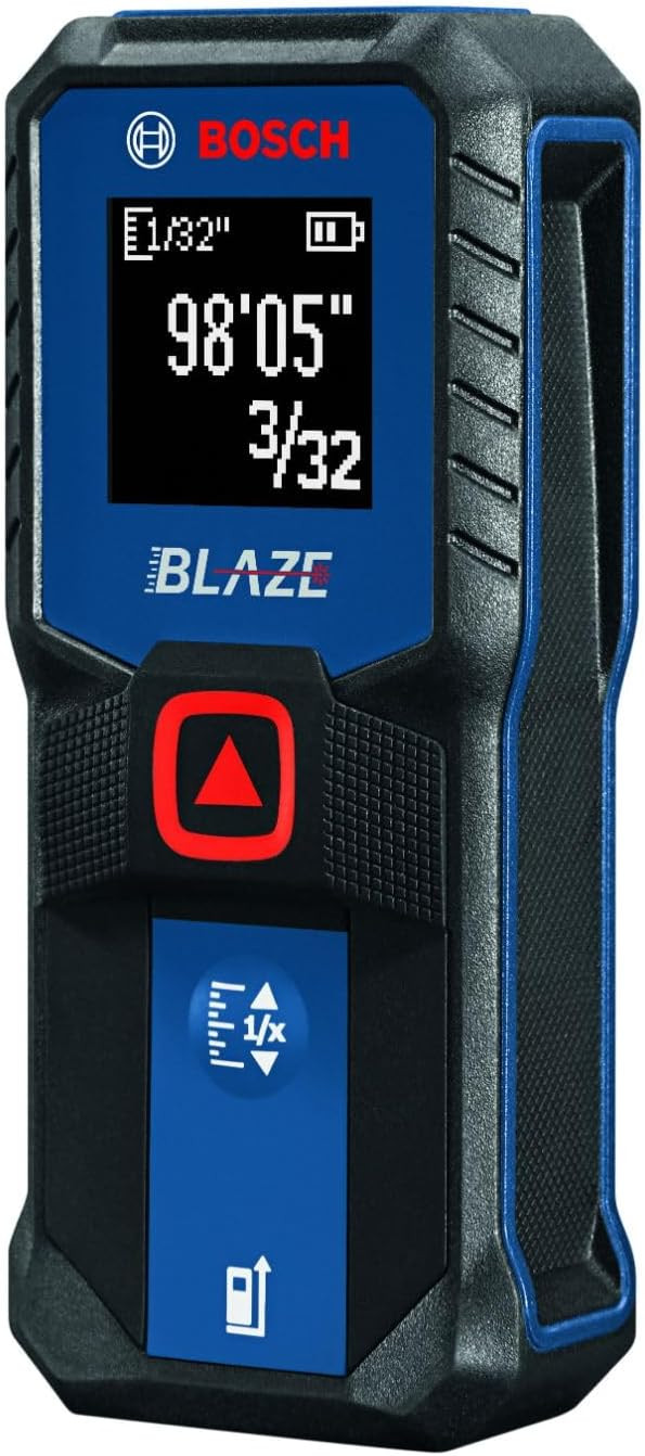 BOSCH GLM100-23 100 Ft Blaze Laser Distance Measure, Includes 2 AA Batteries | Amazon (US)