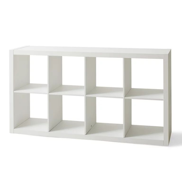 Better Homes & Gardens 8-Cube Storage Organizer, White Texture | Walmart (US)