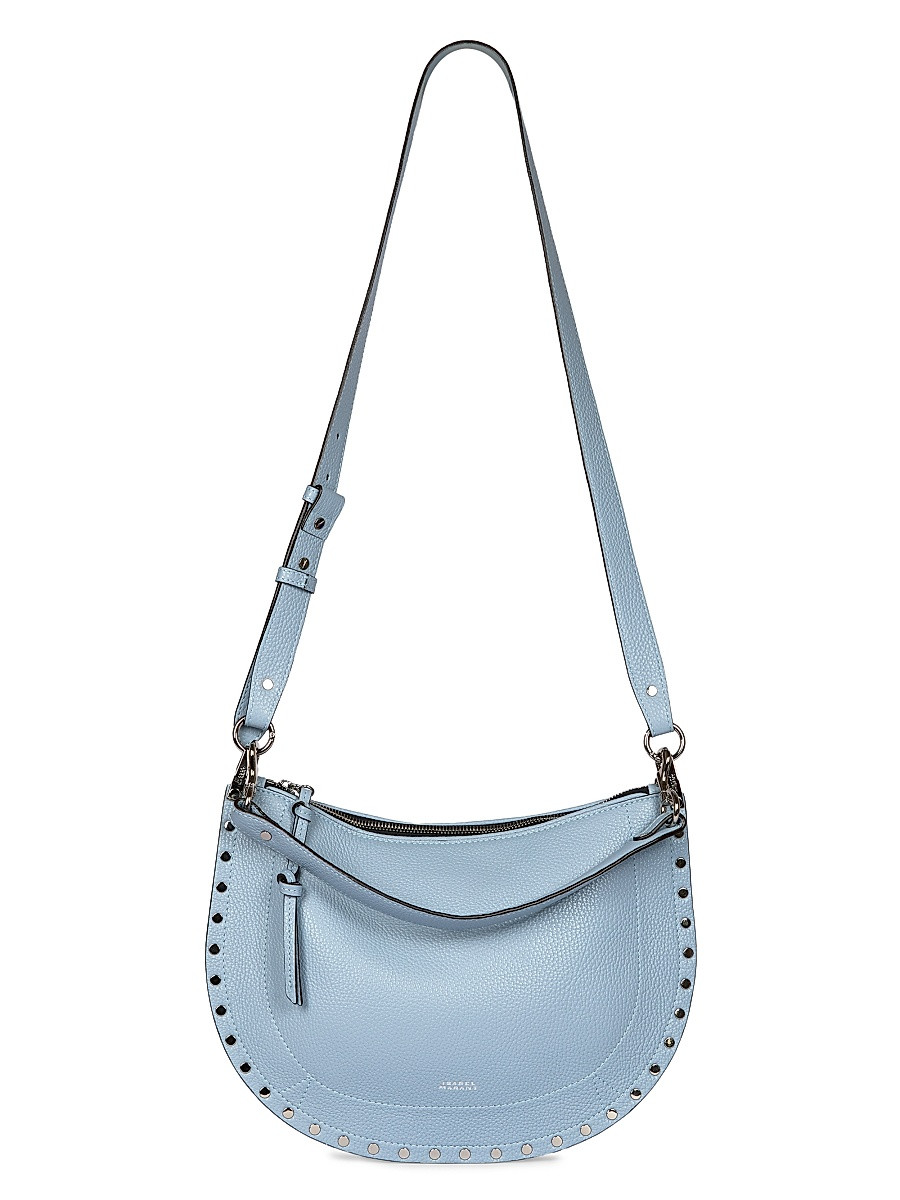 Women's Oskan Studded Leather Shoulder Bag - Light Blue | Saks Fifth Avenue