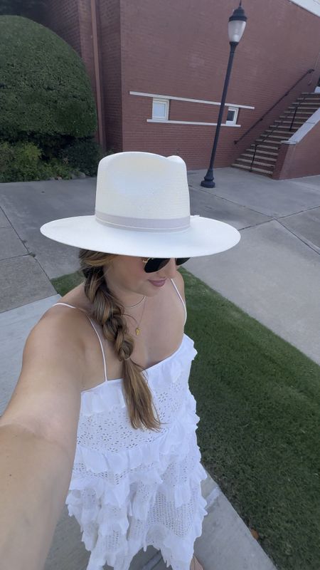 Country concert outfit 
White summer dress tts 
Stetson lightweight summer hat 


#LTKMidsize #LTKVideo #LTKSeasonal