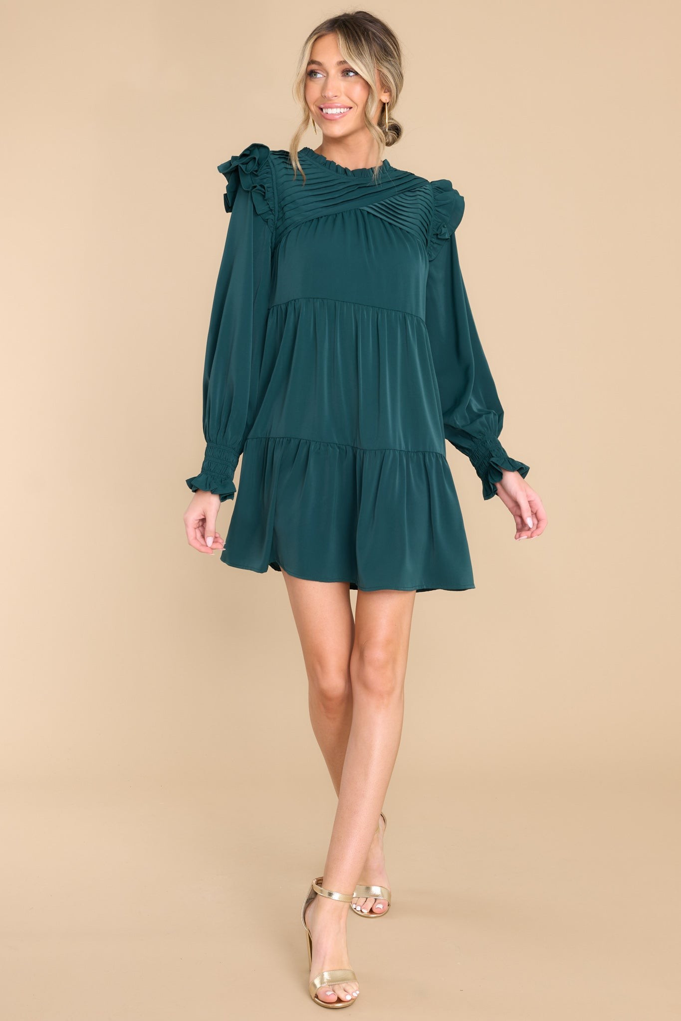 Star Crossed Hunter Green Dress | Red Dress 