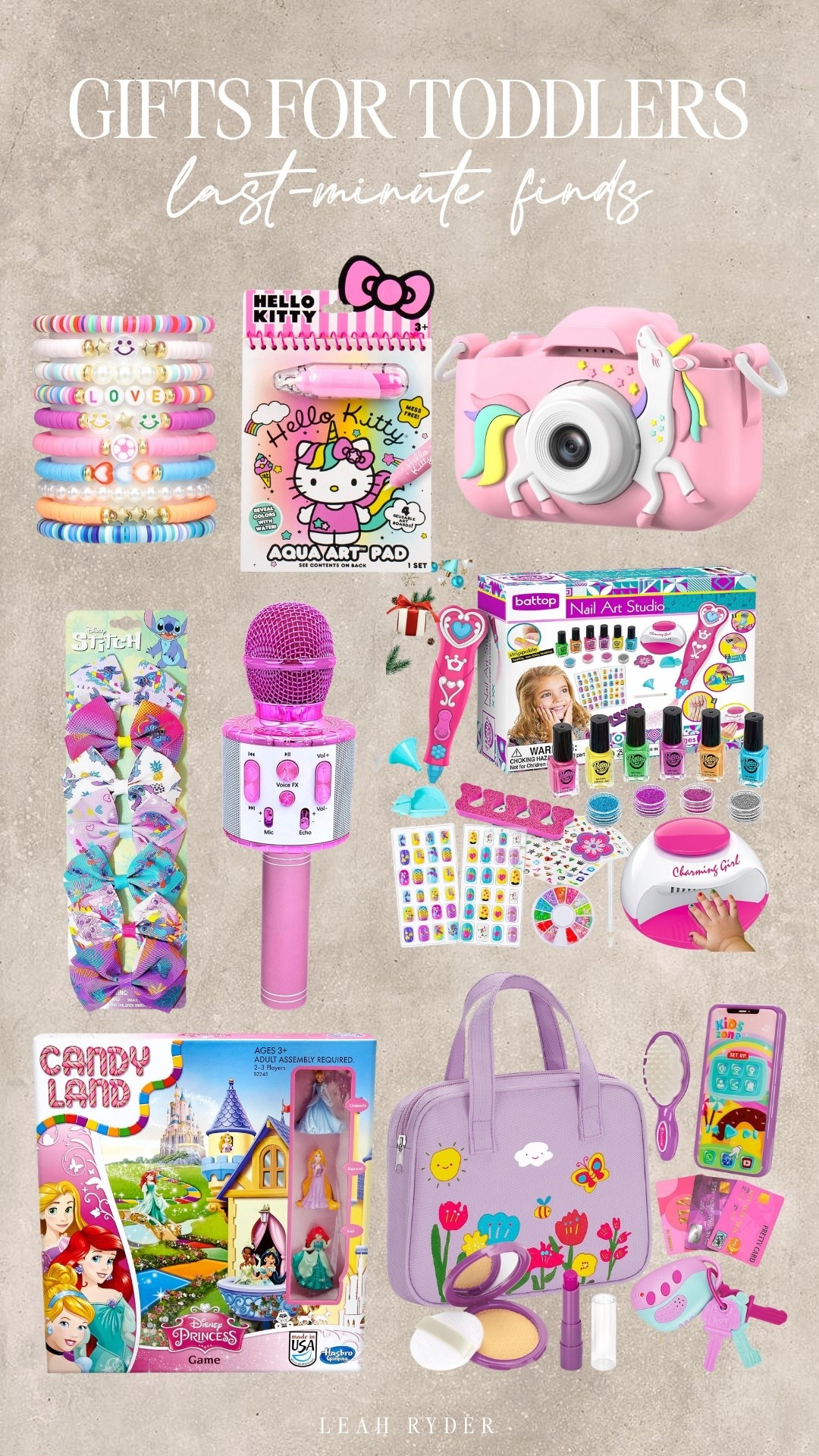 These last-minute toddler gifts are fun, colorful, and perfect for little ones who love imaginative play and hands-on activities. This mix includes creative toys, pretend play favorites, and age-appropriate games that keep toddlers engaged without overwhelming them. All of these toddler gift ideas are easy to order, ship quickly, and work well for Christmas morning or surprise stocking additions. A great option if you need fast, budget-friendly toddler gifts that still feel exciting and special.

#LTKGiftGuide #LTKKids #LTKHoliday