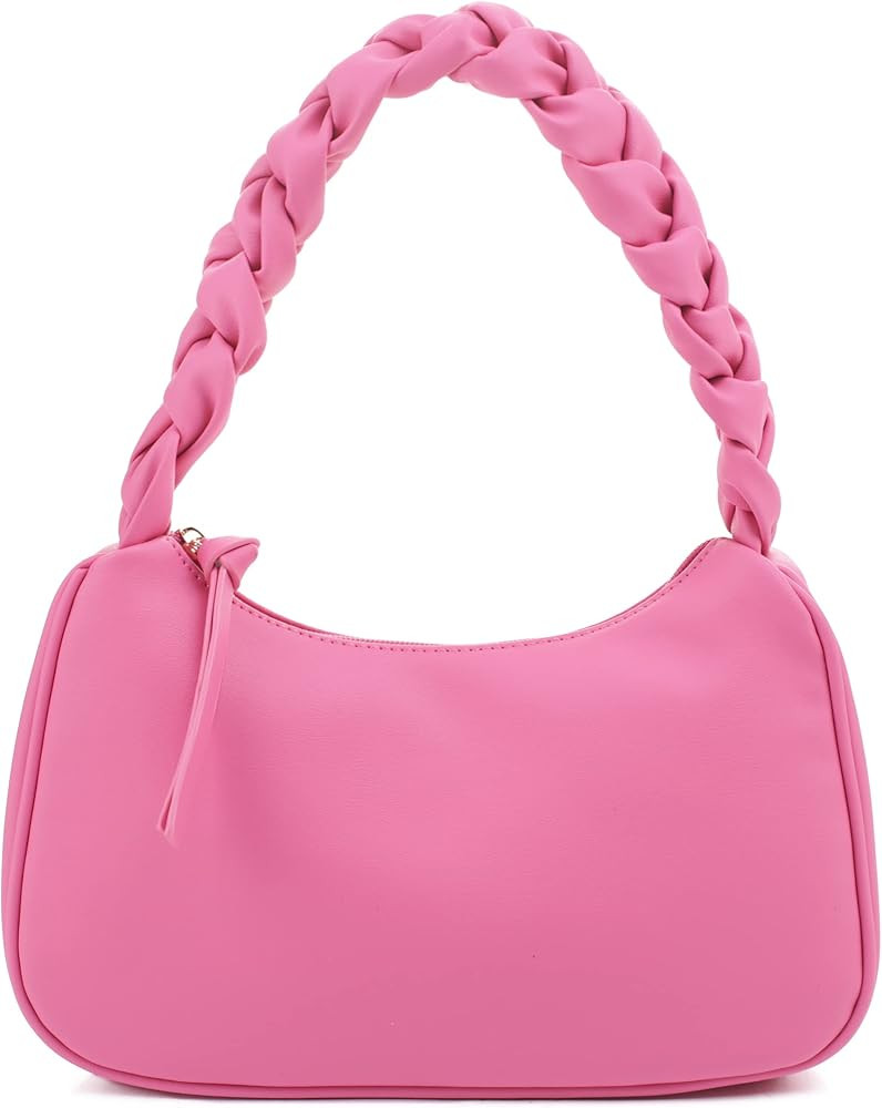 Emperia Braided Top Handle Shoulder Bag For Women, Trendy Designer Small Hobo Tote Handbag | Amazon (US)