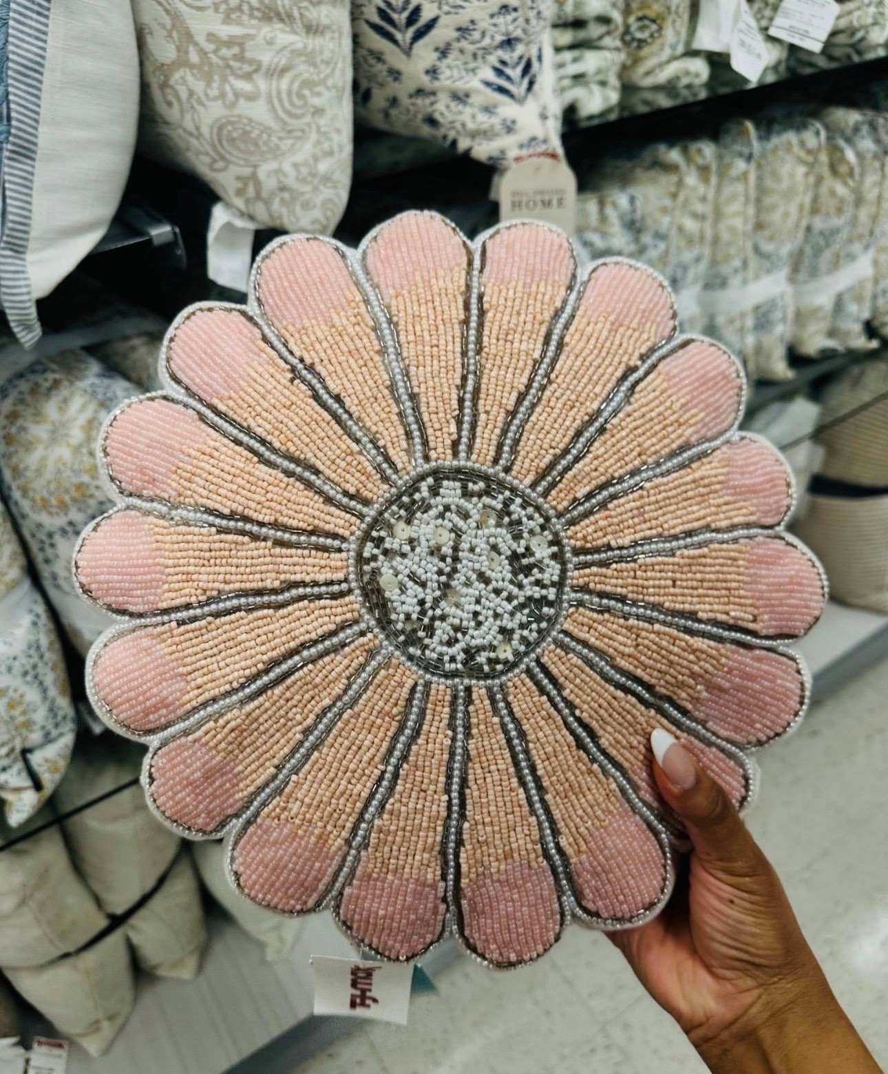 This beaded daisy pillow is an absolute showstopper for a nursery or a sunny reading nook!

#LTKHome