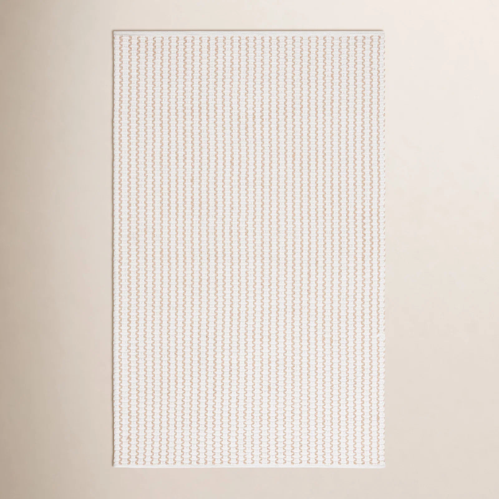 Cape Cod 451 Hand Woven Cotton Pile Chevron / Zig Zag Rug | Birch Lane