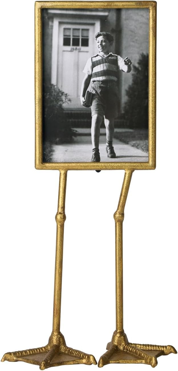 NIKKY HOME Gold Flamingo Duck Paw Picture Frame 5x7 with High Definition Glass for Table Top Desk... | Amazon (US)