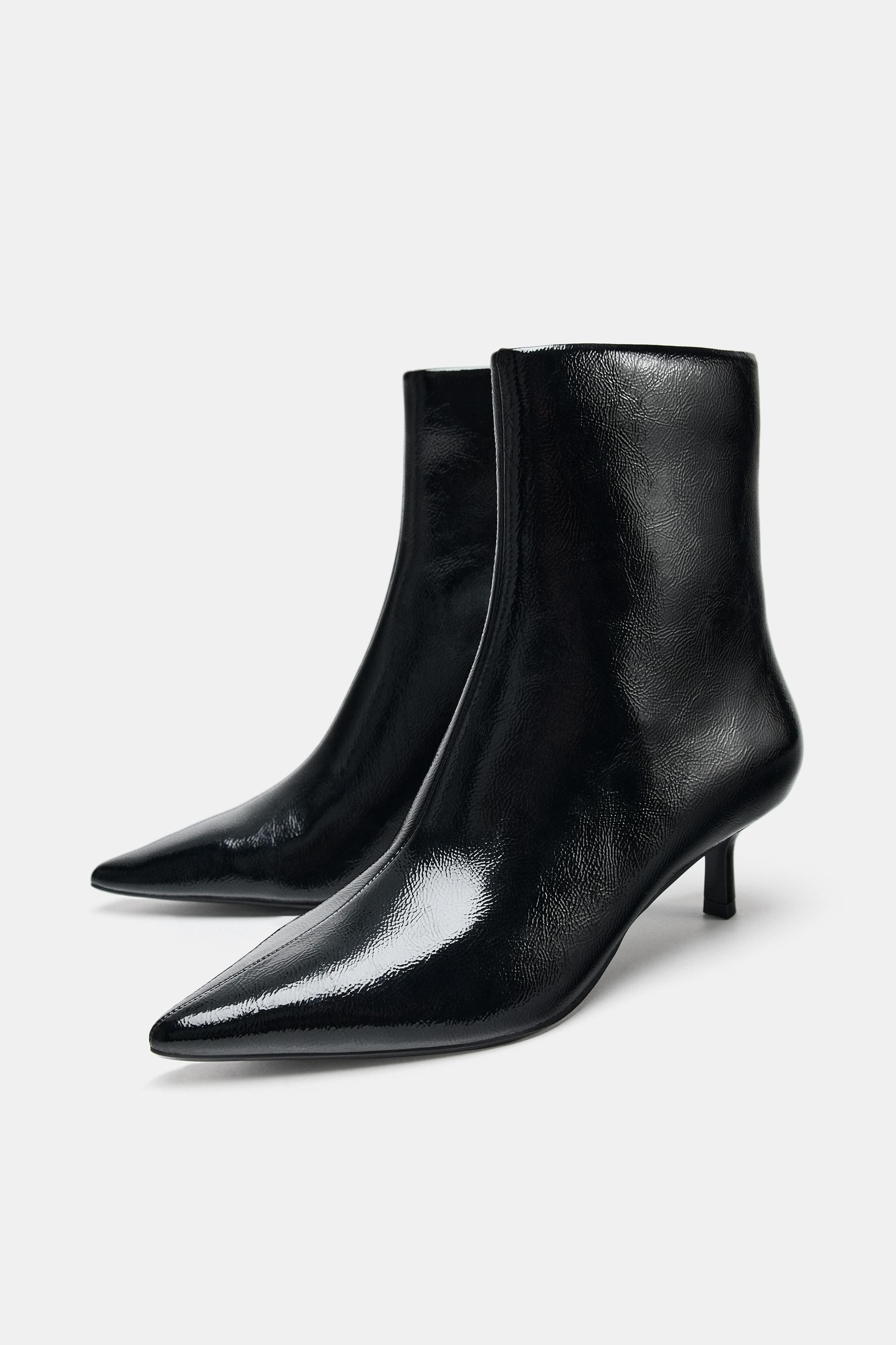 KITTEN HEEL ANKLE BOOTS | Zara US