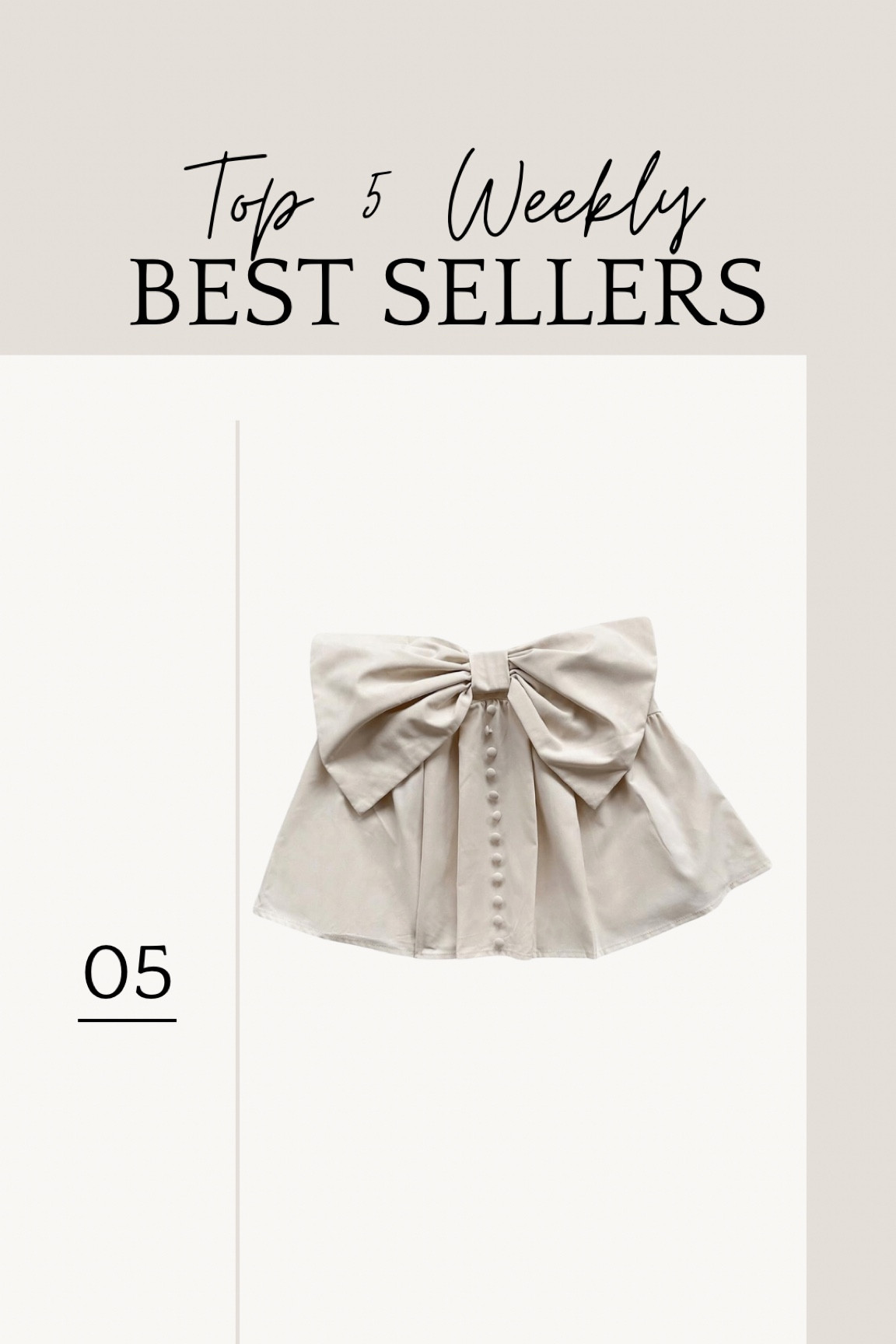 ✨ Top 5 weekly best sellers! ✨ 

Casual outfit, outfit ideas, elegant style, minimal style, fashion inspo, neutral style, Amazon fashion, Amazon finds, ootd, basics, street style, neutral outfits, summer outfit, summer style, summer fashion, summer outfits, styling ideas, what to wear, chic style, outfit inspo, simple outfits, summer top 

#LTKSeasonal #LTKFindsUnder50 #LTKStyleTip