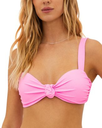 Sophia Ribbed Bikini Top | Bloomingdale's (US)