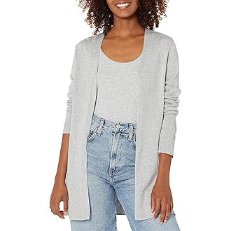 Womens Light Weight Open Front Long Cardigan with Pockets | Amazon (US)