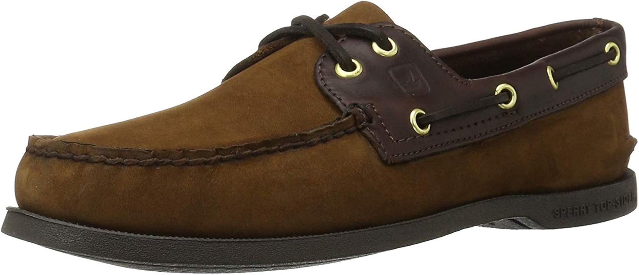 Sperry Men's Authentic Original 2-Eye Boat Shoe, Brown, 10.5 S US | Amazon (US)