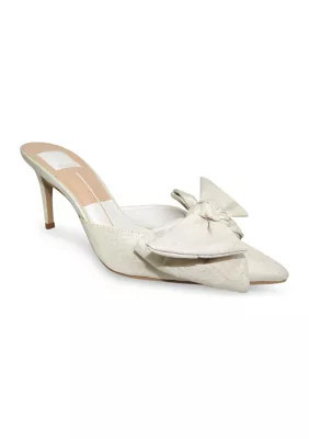 Dolce Vita Women's Kayli Heeled Mules, Platinum, 8.5M | Belk