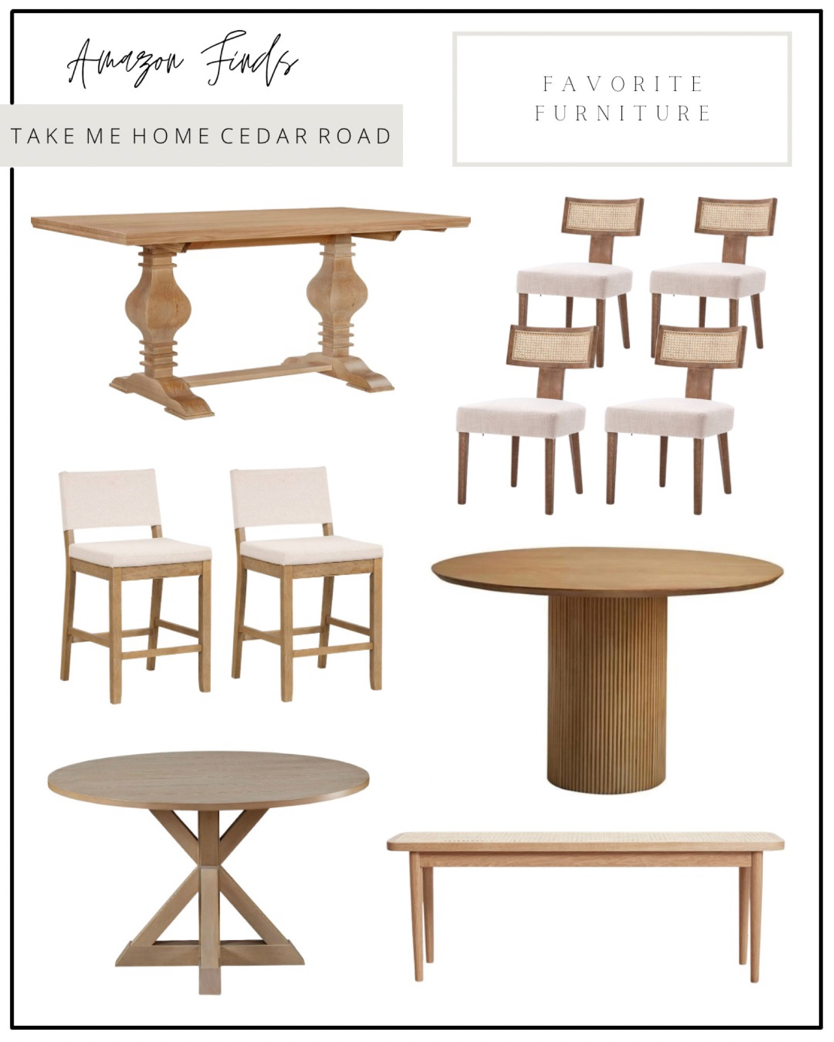 AMAZON FURNITURE FINDS

sideboard, credenza, buffet, end table, side table, accent table, living room table, coffee table, round coffee table, nightstand, dining table, kitchen table, accent bench, woven bench, living room, dining room, entryway, bedroom, Amazon, Amazon home, amazon finds, neutral home , dining table, round dining table, dining chair, kitchen chair , dining room, kitchen, bar stool, counter stool

#LTKFind #LTKsalealert #LTKhome