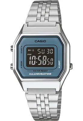 Relógio Casio LA680WA2BDF Prata | Dafiti BR