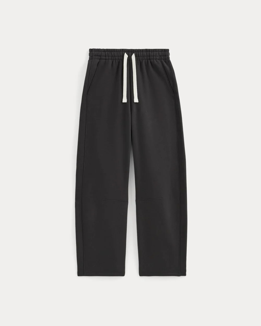 Luxe Fleece Barrel Sweatpant | Black | Everlane