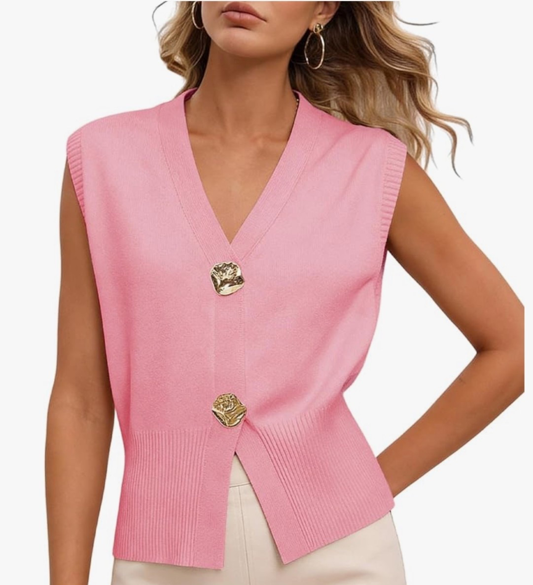 This color is huge for spring and this sleeveless sweater is a great price point !! 

#LTKMidsize #LTKOver40 #LTKSaleAlert