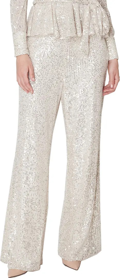 Straight Leg Sequin Pants | Nordstrom