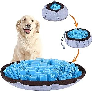 PET ARENA Adjustable Snuffle mat for Dogs, Dog Puzzle Toys, Enrichment Pet Foraging mat for Smell... | Amazon (US)