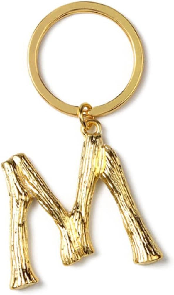 ARFUKA Keychain Alphabet Keyring Stainless Steel Letter Keychain Key Ring Birthday Key Chain for ... | Amazon (US)