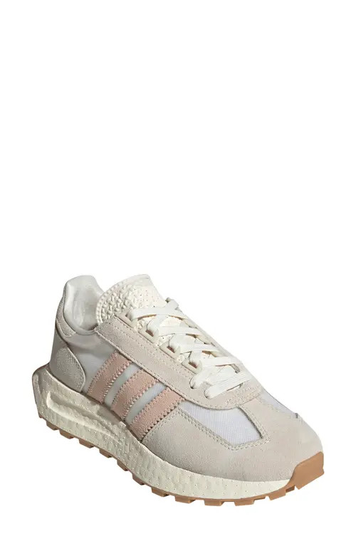 adidas Retropy E5 Running Shoe in Off White/Orange/Alumina at Nordstrom, Size 10 | Nordstrom