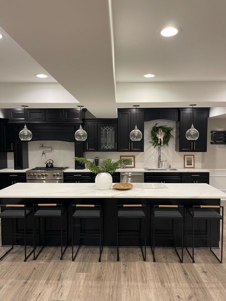 We added these sleek, modern counter stools here and love how they complete this space. They are fully customizable so you can pick the frame color, seat and backrest.

You can use my code: VESNA44 for a discount! 

Frame: black
Seat: vegan leather
Backrest: cognac 

Kitchen, kitchen island, counter stools, Holiday decor, wreath, Norfolk pine stems, pre-lit branches, home decor, Christmas decor, 

#LTKstyletip #LTKHoliday #LTKhome