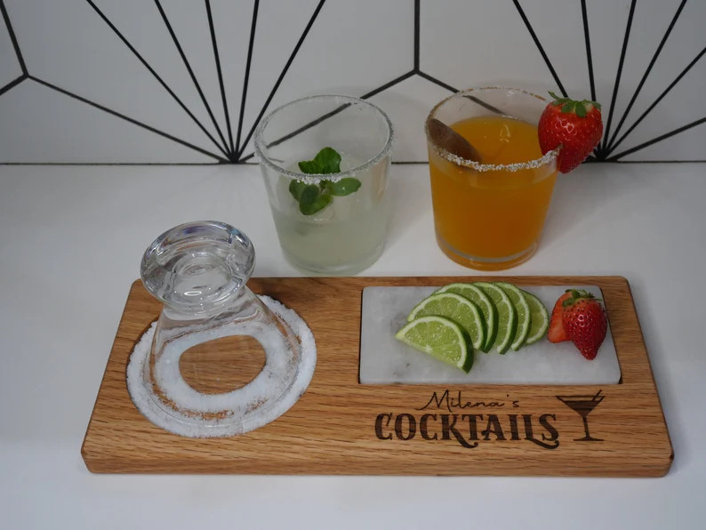 Personalized Margarita Cocktail Rimmer Board-anniversary Gifts-personalized Serving Tray-cutting ... | Etsy (US)