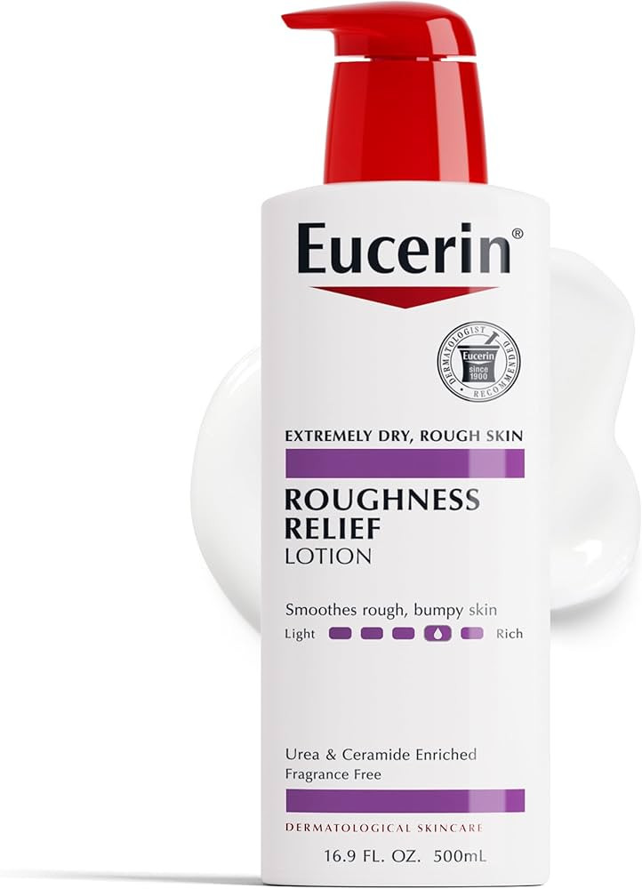 Eucerin Roughness Relief Body Lotion for Extremely Dry, Rough Skin, Urea Enriched Body Moisturize... | Amazon (US)