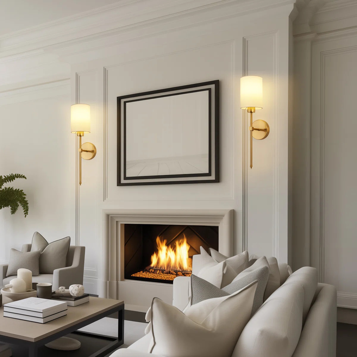 2 Pack Battery Operated Wall Sconces with Remote Control - 13 Colors, Dimmable, Timer Setting (Se... | Wayfair North America