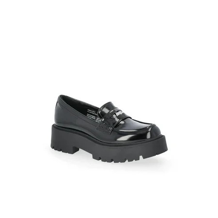 Madden NYC Women s Platform Lug Sole Coin Loafers | Walmart (US)