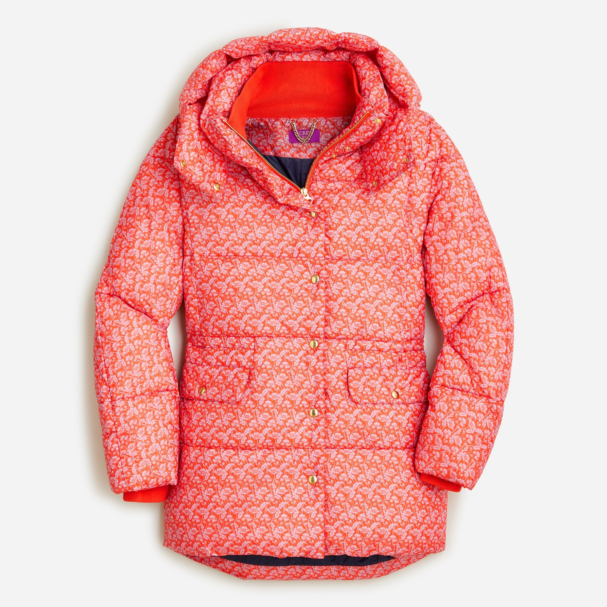 New chateau puffer coat in Liberty® Toutouayette fabric | J. Crew US