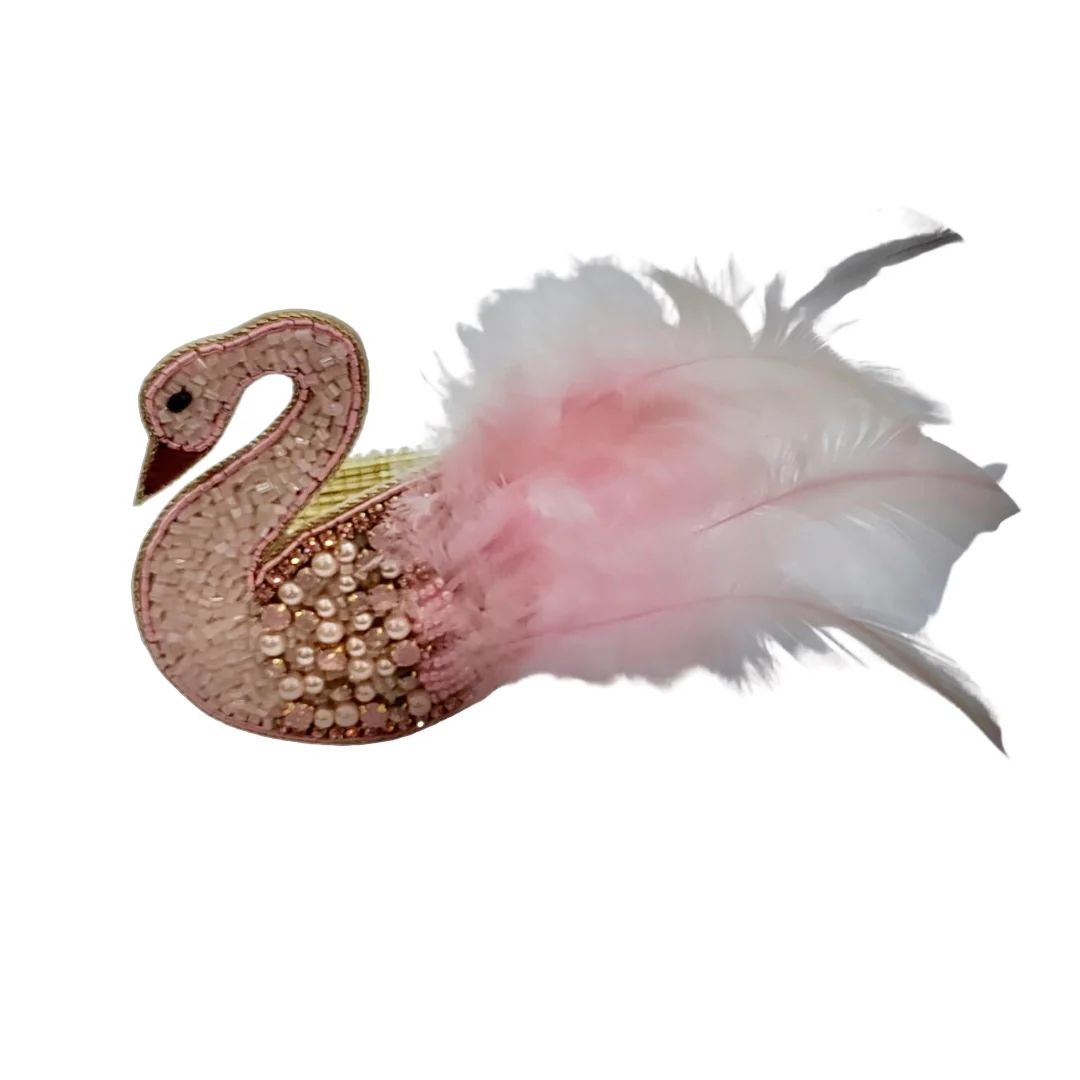 Pink Swan Napkin Ring | Beth Ladd Collections