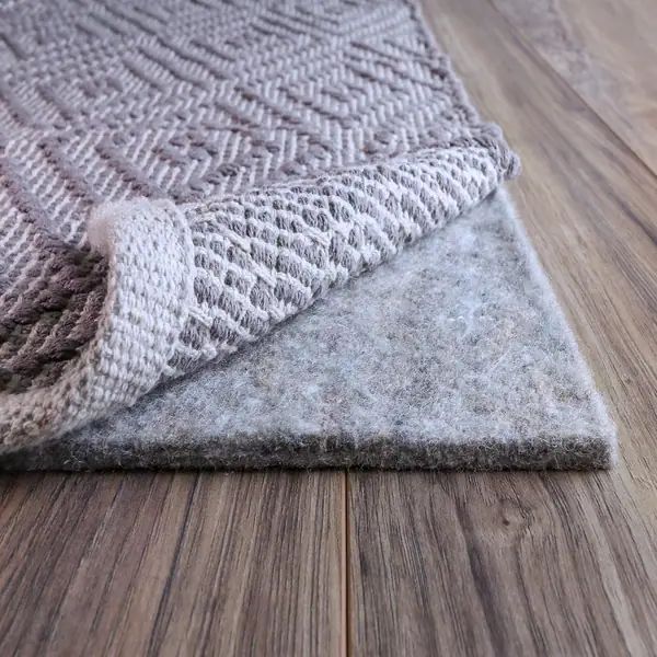 FiberSoft Extra Thick 100% Felt Rug Pad for All Floors - Grey - 8'x10' | Bed Bath & Beyond