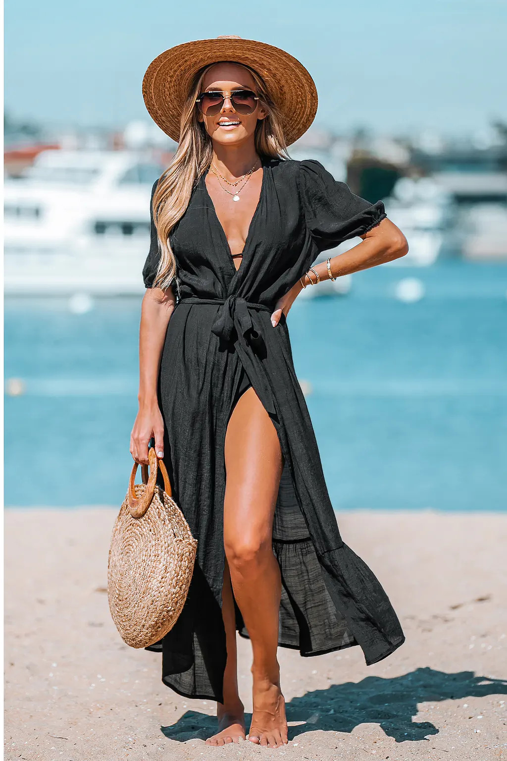 Open-Front Cover-Up Duster Kimono | Cupshe US