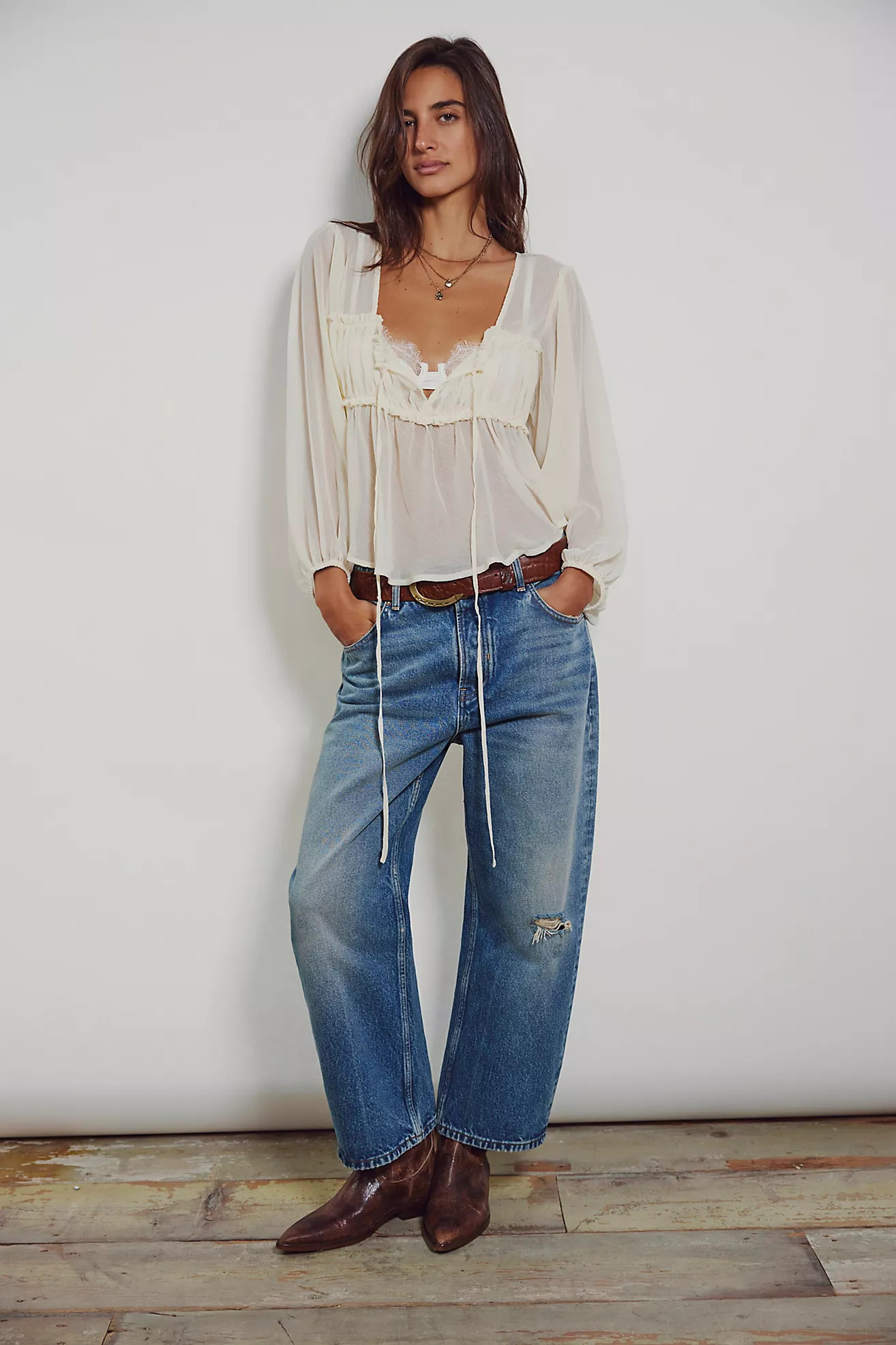 We The Free Deep Trance Dropped Boyfriend Jeans | Free People (Global - UK&FR Excluded)