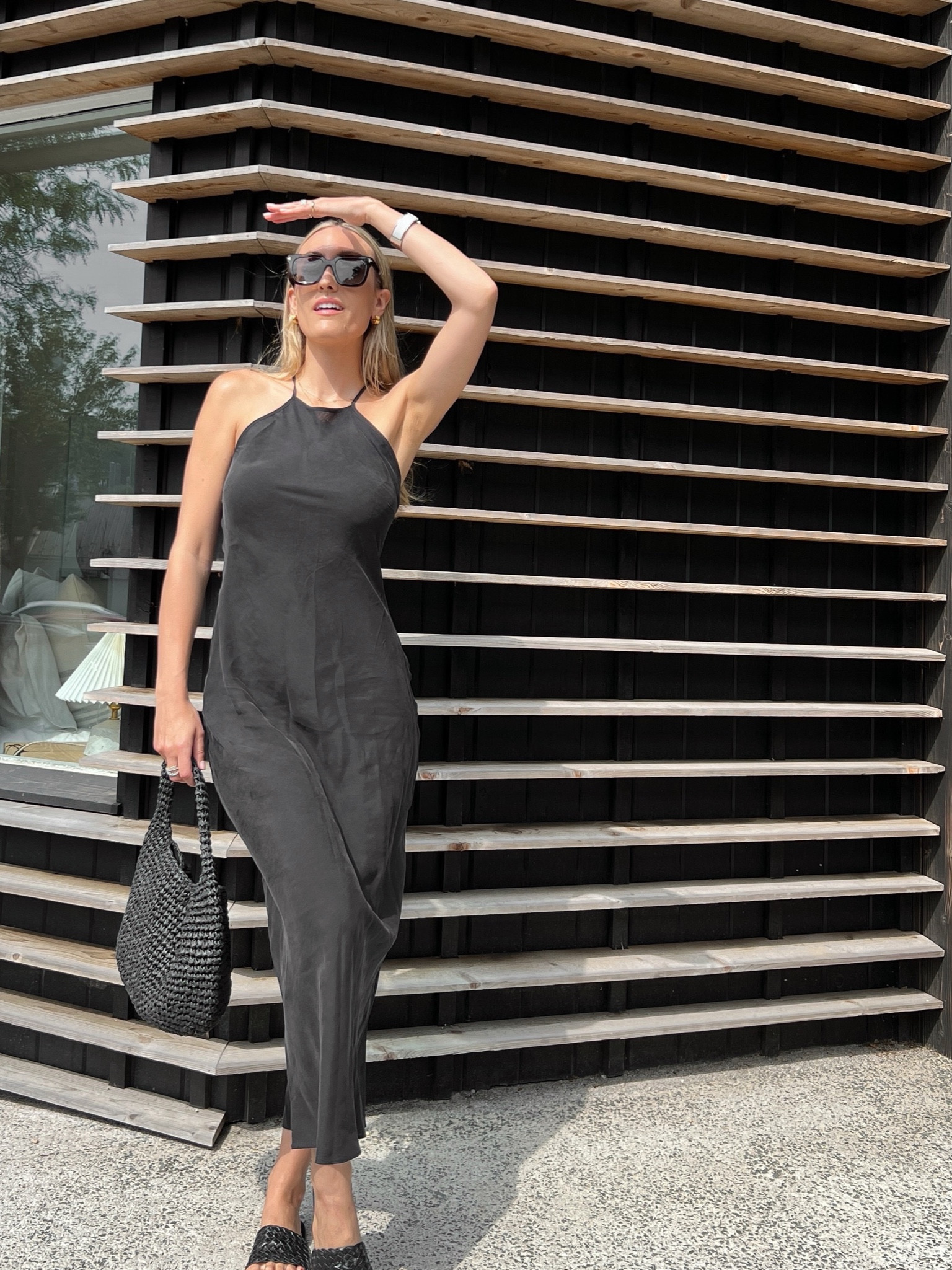 chinese dress ladies Duffel Green Spaghetti Straps Pocketed Slouchy Maxi Dress