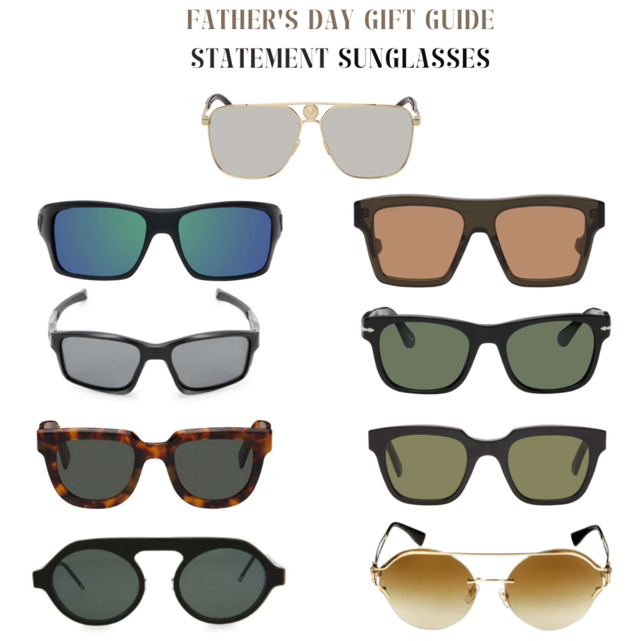 Father’s Day Gift Guide: Statement Sunglasses 

#LTKGiftGuide #LTKsalealert #LTKmens