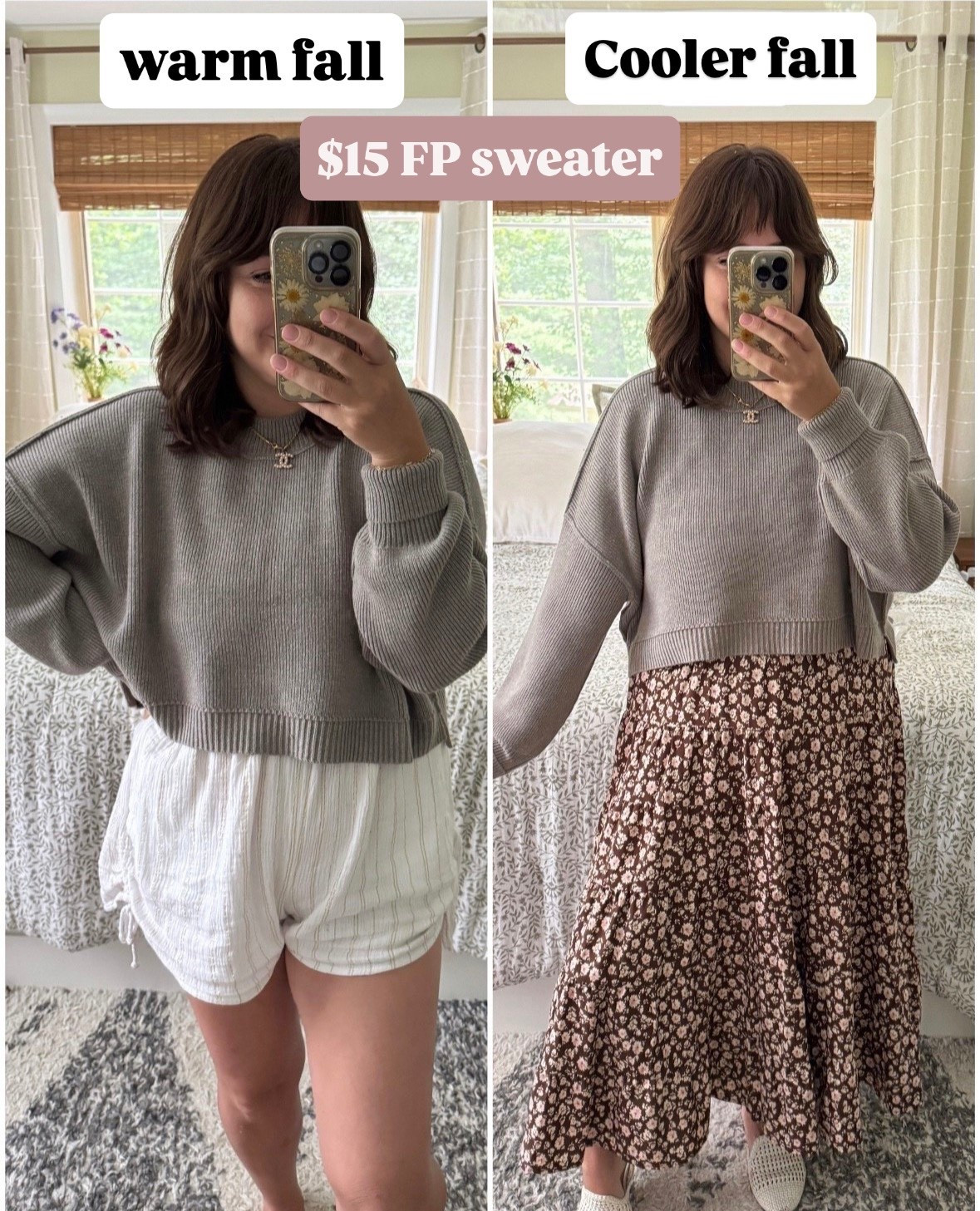 FULLY STOCKED $15 free people crop sweater! I’m wearing a medium. Size down 1

Love this for layering with fall outfits

#LTKFindsUnder50 

#LTKMidsize #LTKSeasonal #LTKSaleAlert