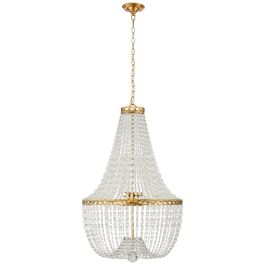 Linfort Basket Form Chandelier | Visual Comfort