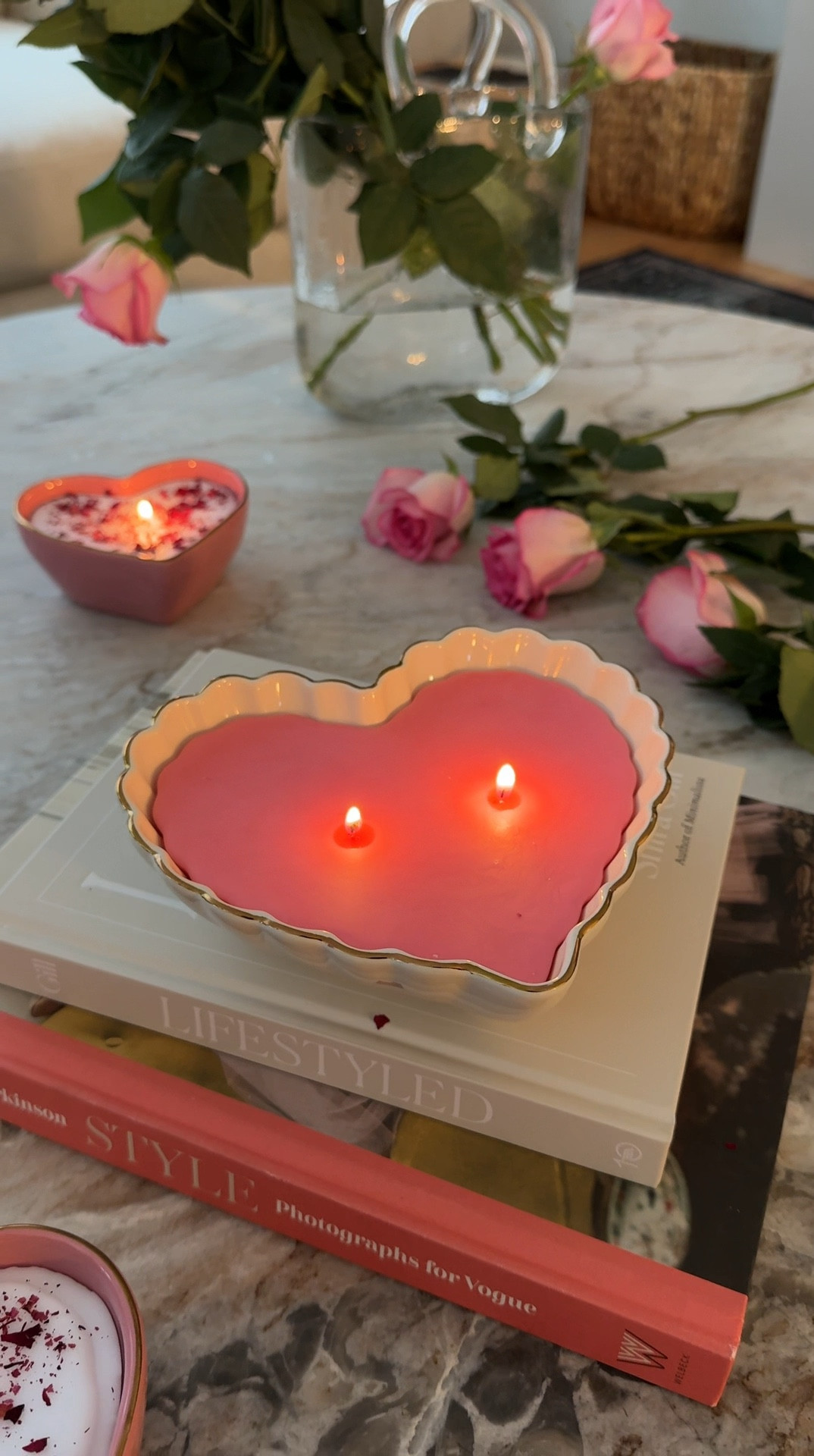 Valentine’s Candle DIY ❤️ (I found the tall candles at dollar tree, but have linked similar ones below)

#LTKFindsUnder50 #LTKHome #LTKU
