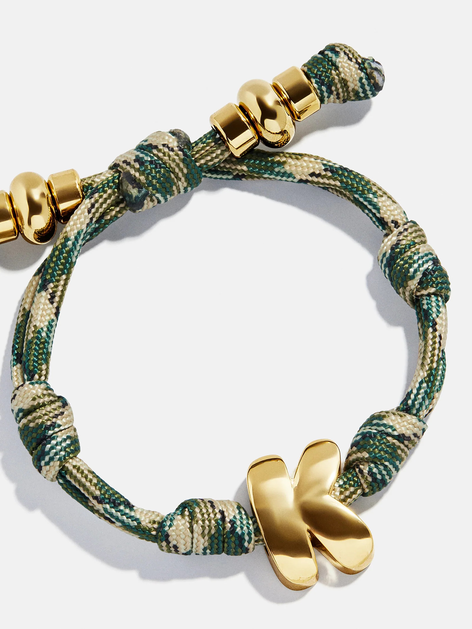 Dive In Initial Bracelet - Camo | BaubleBar