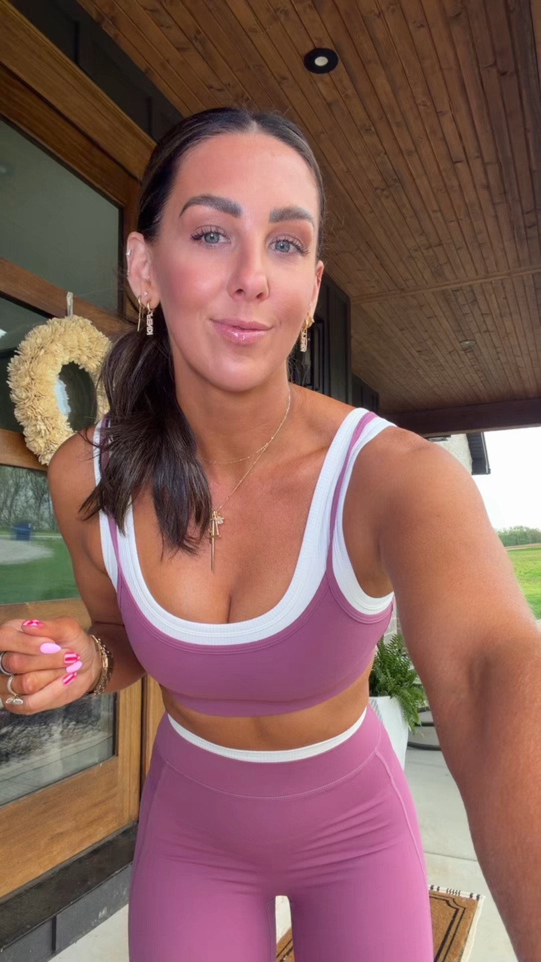 This set is so good and on sale! The material is so good and I love the double layered look! I did a small! 

#LTKfitnessgoals #LTKootd #LTKActive